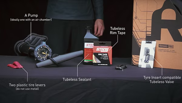 A selection of tools required to fit Rimpact Inserts
