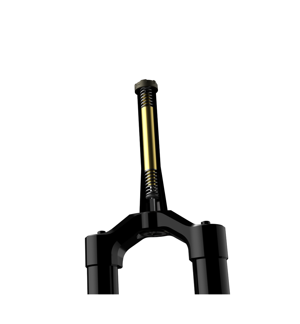 Rimpact TMD Transparent view inside steerer tube